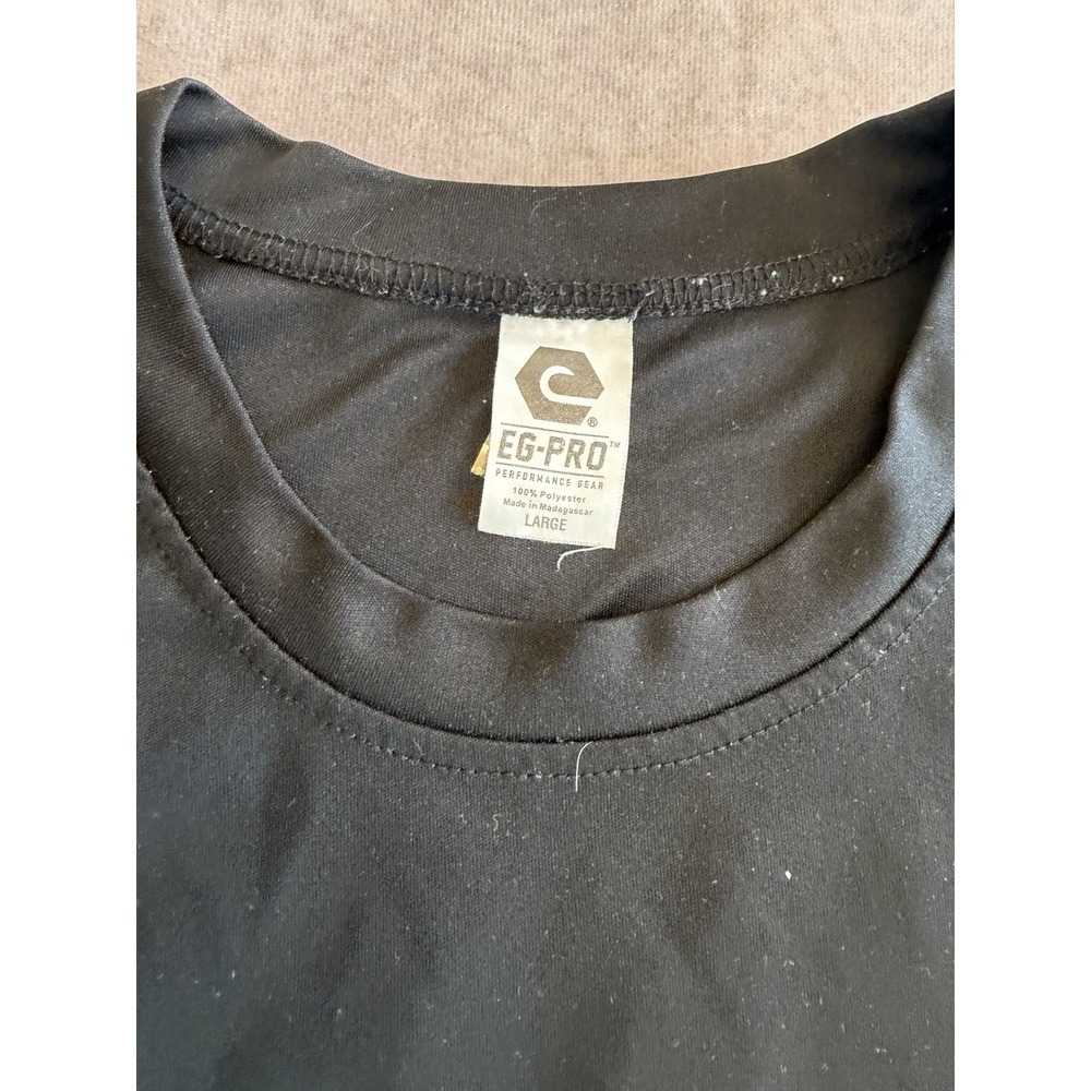 Planet Smoothie Logo Tee Black Performance Shirt Size Large Polyester - Picture 3 of 5